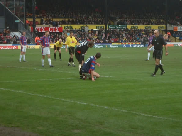 Corner coming up