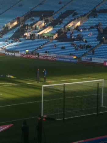 The ricoh arena packed to the rafters