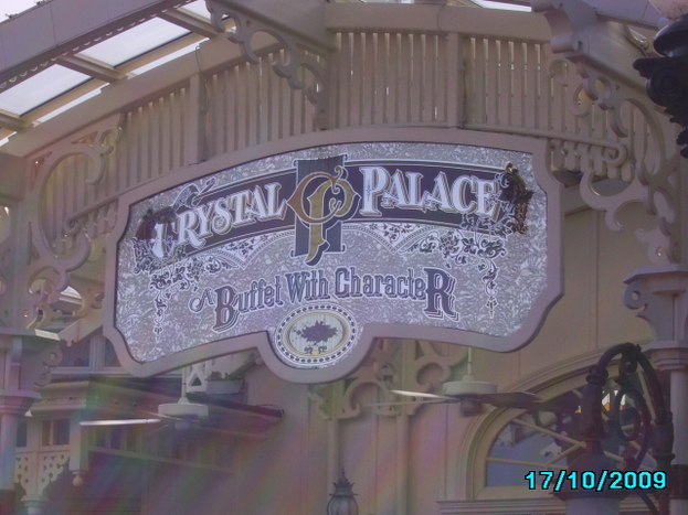 Norfolkeagles went to this restaurant called the Crystal Palace in Disney, Florida