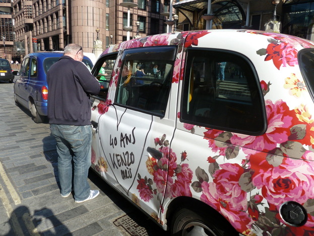 Lovely Cab. Who's that paying??