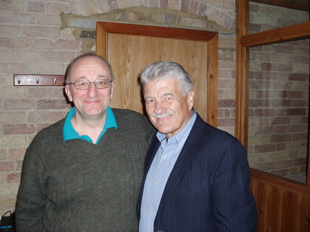 Phil Nicholson with Charlie Cooke