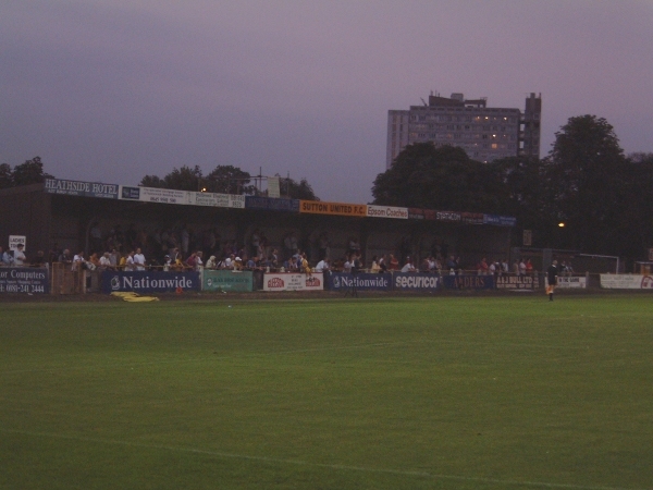 View of the ground in the second half