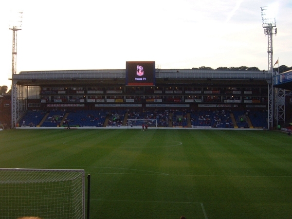 View of the Whitehorse stand with the new giant screen