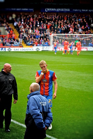 Crystal Palace V Millwal (Oct 2012) Moxey off 1.jpg