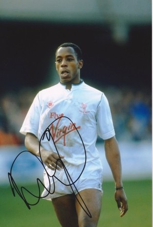 Signed Ian Wright photo