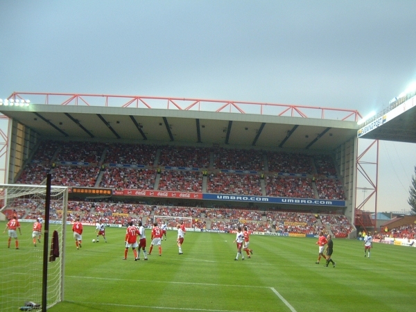 General view of the City Ground during the match