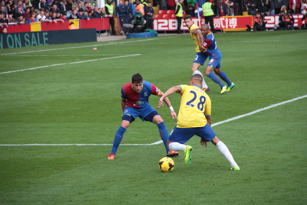 Ward in defense action.