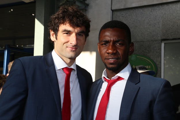 Mile Jedinak and Yannick Bolasie