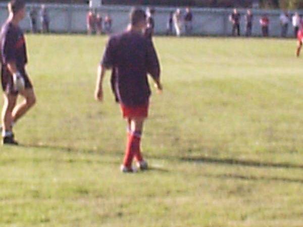 Players take to the pitch