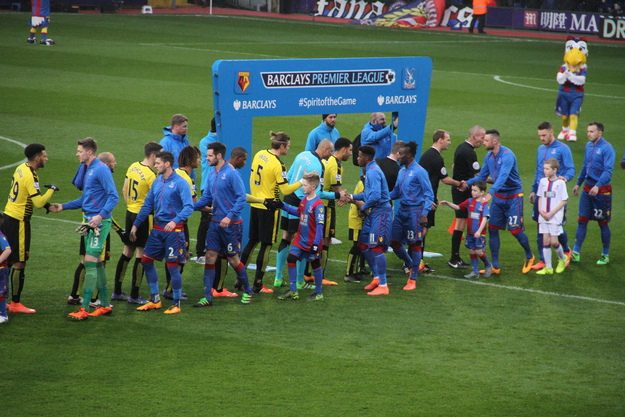 The two teams.