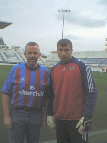 CyprusEagle with Alex Kolinko at the Cyprus International Tournament. 