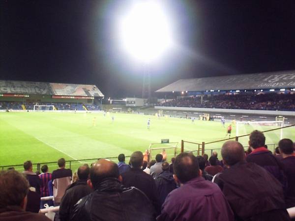 General view of Ninian Park before the start of the game