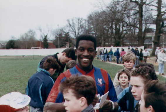 England International Chris Powell - before he ran off to the circus