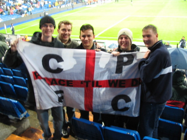 Palace supporters (including Matt_Himself & Smokey) in Madrid in Oct 03, Real Madrid V Santander