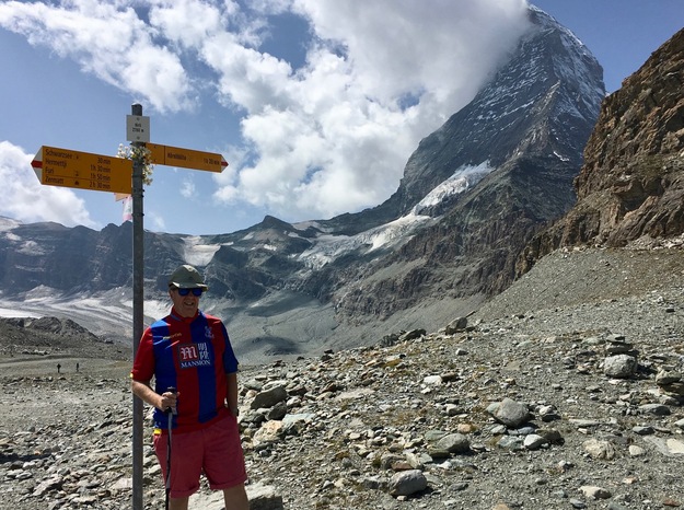 Alex at Hirli, 2,780m up Matterhorn, Switzerland  sent in by Alex Park