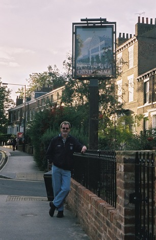 Tony Wynne outside the Crystal Palace pub in York