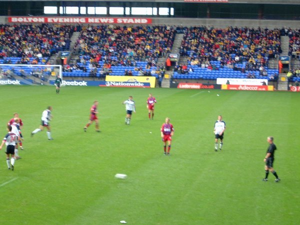 General shot of the match