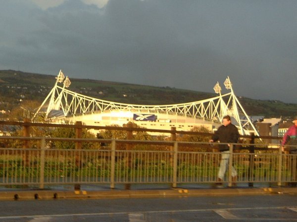 View of the Reebok stadium from the outside