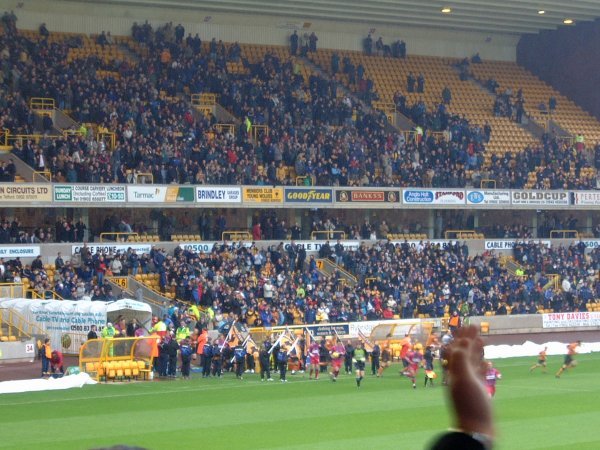 The players take to the pitch