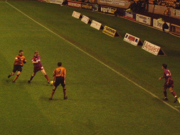 Steve Staunton on the ball for Palace