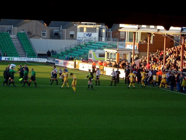 Players take to the pitch