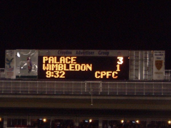 Its now 3-1 to Palace!