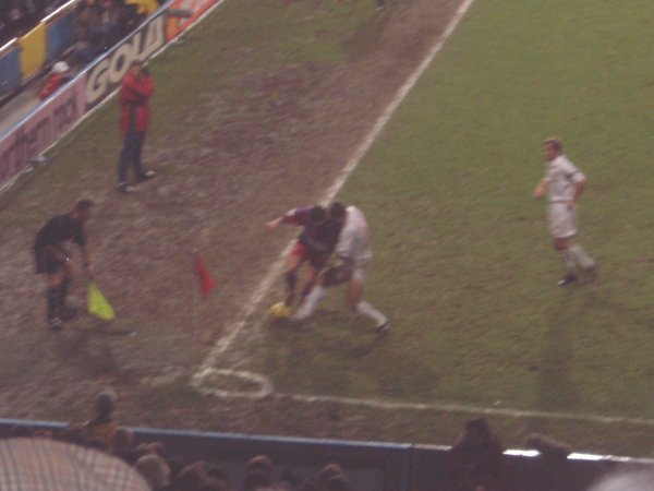 Touchline tussle