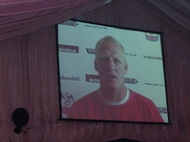 The closest we all got to Iain Dowie