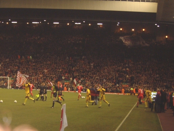 Players take to the pitch