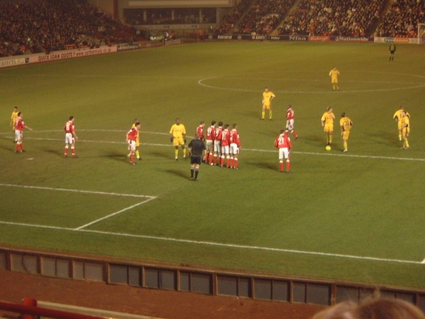 A Palace freekick