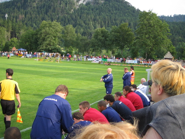 Dowie barks out orders from the bench