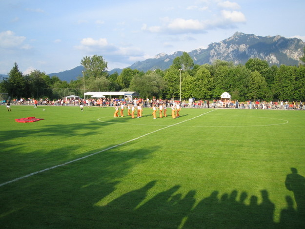 The Spice-Up Girls provide half-time entertainment