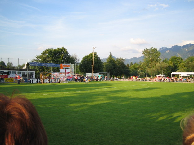 Shaka Hislop takes a goal-kick