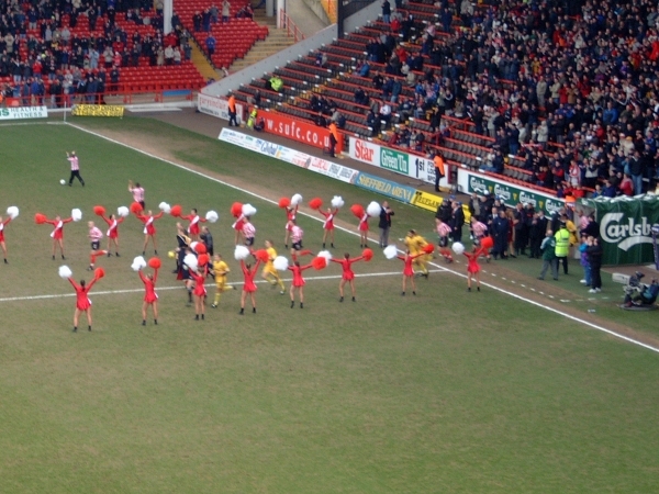 The players take to the pitch