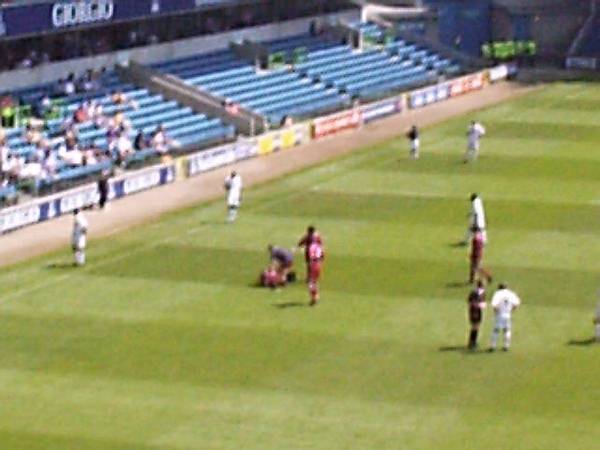 Palace player gets treatment