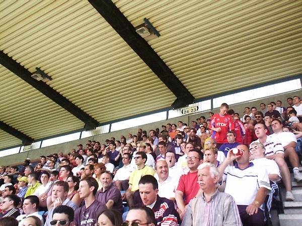 Palace fans watching the game