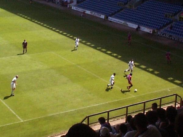 Clinton Morrison holds the ball up