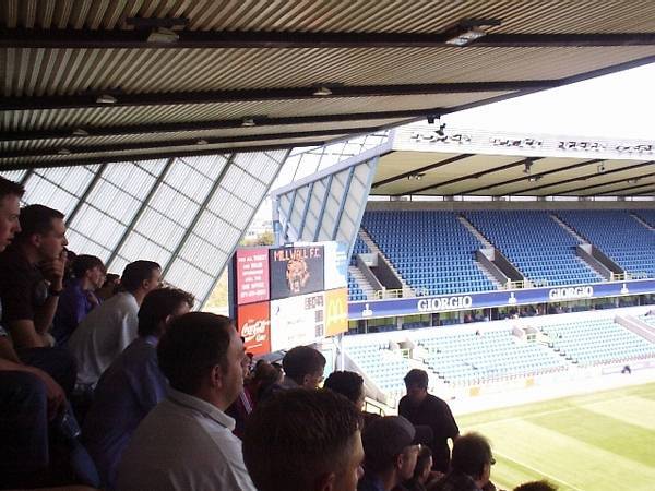 Palace fans watching the match