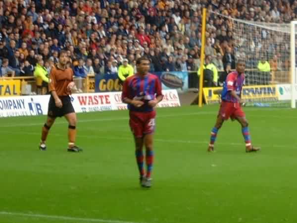 Jovan Kirovski, Palace's goal scorer, during the game.