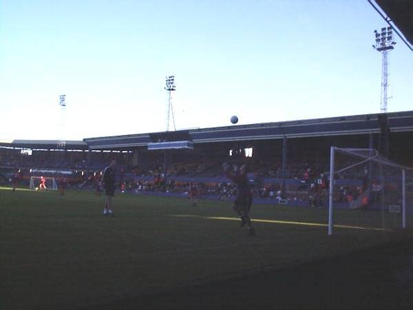 Players warm-up before the game
