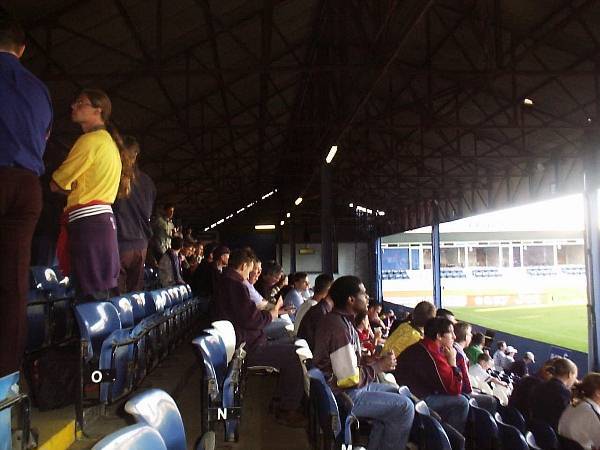 Palace fans waiting for the kickoff