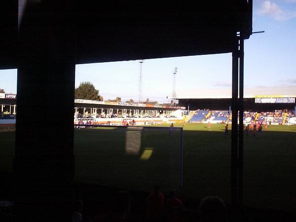 Shadow casts across the pitch!