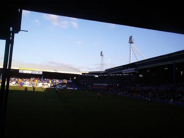 Shadow casts across the pitch!
