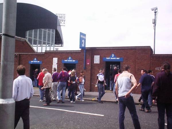 Palace fans before the game
