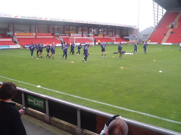 Team warm up