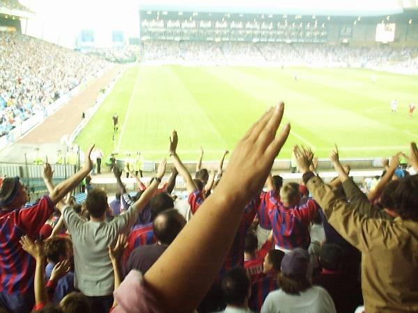 Palace fans support their team