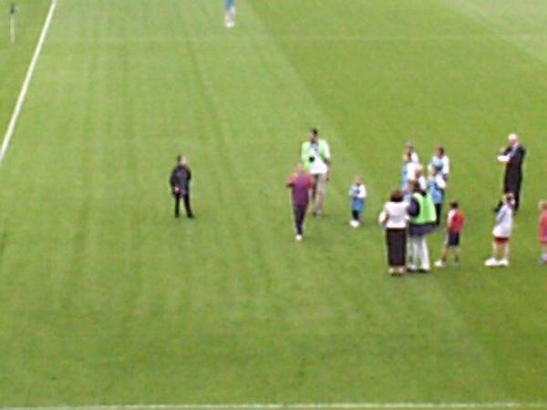 Kids providing the half time entertainment