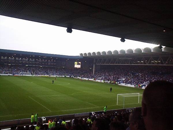 General view of the ground at half time