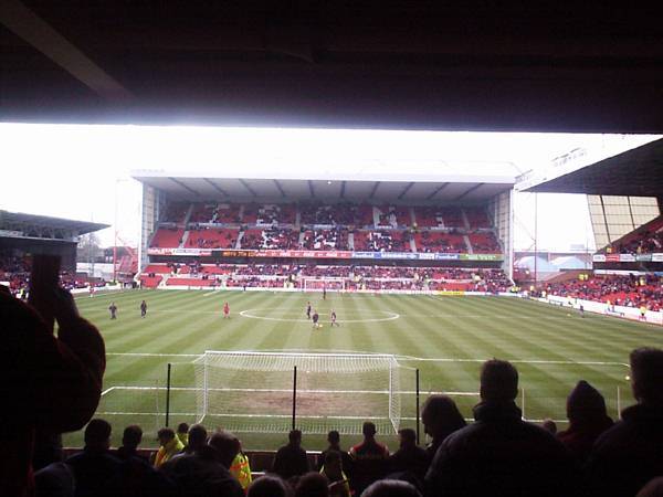 General view of the City Ground before the start of the game