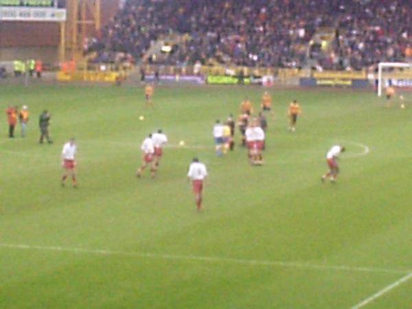 Players prepare to start the game